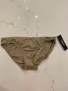 DKNY Swim Women’s Beige Bikini Bottom New With Tags Size Medium - Picture 1 of 7
