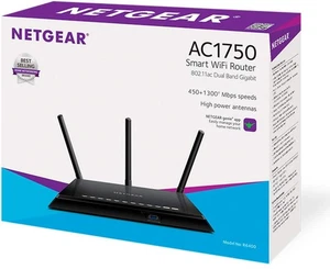 Netgear R6400 AC1750 Inteligentny router Wi-Fi (R6400-100NAS) - w pudełku - w bardzo dobrym stanie - Zdjęcie 1 z 5