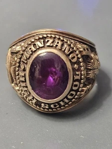 Zales 1966 Class Ring - Manzano High School - 10K Gold - 15g - Fast UPS Shipping - Bild 1 von 4