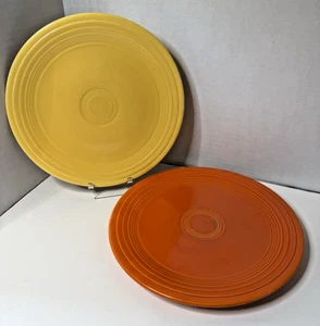 Fiesta Vintage 9-1/2” Luncheon Plate Red (1936-1942) & Yellow (1936-1950) - Picture 1 of 14
