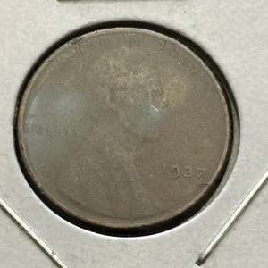 Lincoln Wheat Penny 1937 P - Imagen 1 de 6