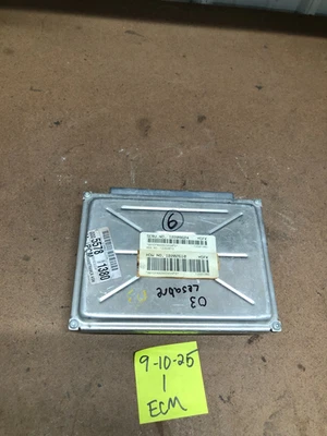 01-02-03 BUICK LESABRE GRAND PRIX IMPALA 3.8L ENGINE COMPUTER ECU ECM12209624 - Image 1 of 4