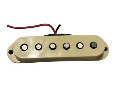 Подлинный Fender Custom Stagger Tex-Mex Stratocaster одиночный звукосниматель кремовый белый - Изображение 1 из 2