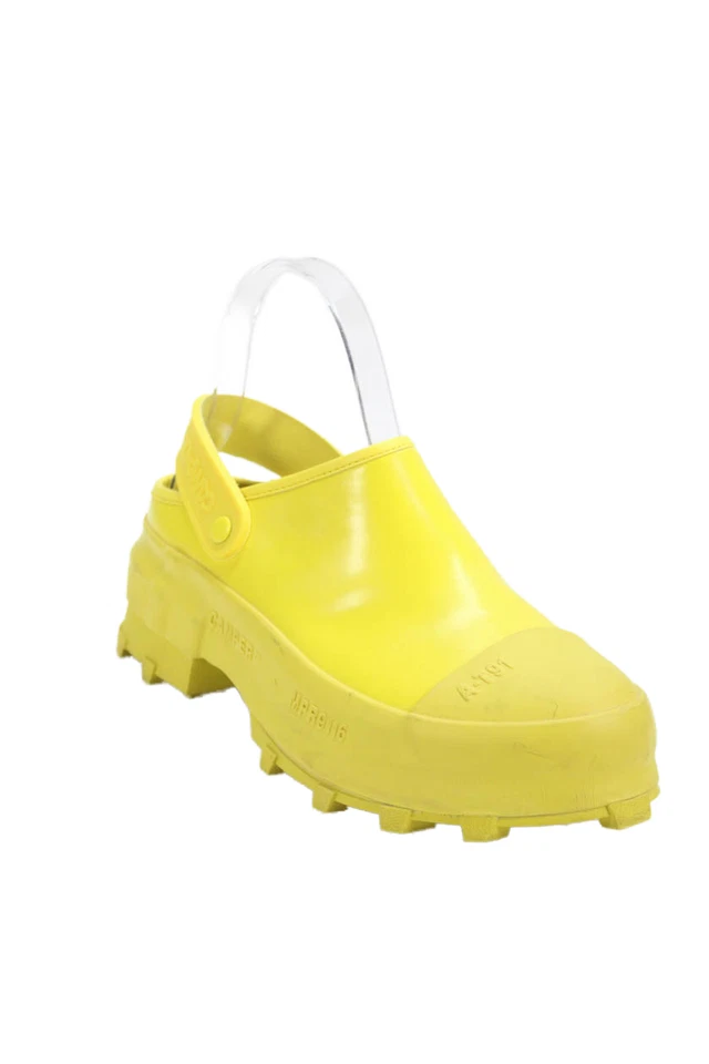 Zapatos informales gruesos sin cordones forrados con textura Camperlab para mujer amarillos talla 36 EUR Foto 1 de 4