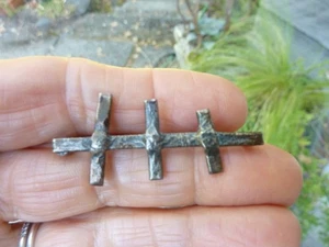 Vintage Mid-Century Modern Signed Martin LASAK Brutal Modernist Brooch Pin - Picture 1 of 4