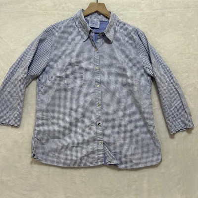 Fresh Produce Cotton Shirt Button Down Long Sleeve USA Blue Men’s Sz XL - Image 1 of 4
