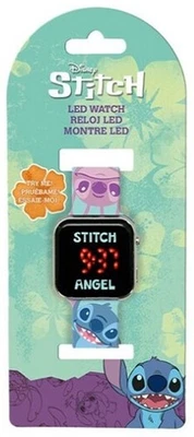 KIDS LICENSING Orologio da Polso Digitale LED Disney Stitch & Angel