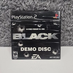 Black Demo Play Station 2 PS2 USA EA - New Sealed - Picture 1 of 2