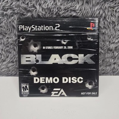 Black Demo Play Station 2 PS2 USA EA - New Sealed - Image 1 of 2