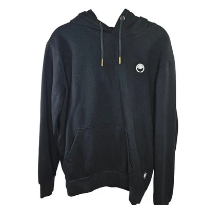 Ocean Laundry Sudadera con Capucha Negra Mezcla Algodón Orgánico Talla Pequeña Foto 1 de 4