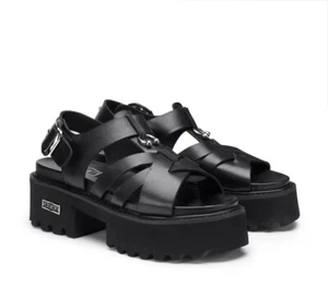 SANDALO CULT donna mod. CHER - CLW453500 LEATHER BLACK Sconto -30% - Imagen 1 de 5