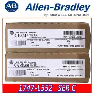 NEW Allen-Bradley 1747-L552 SER C SLC 500 SLC 5/05 CPU Processor Unit 1747L552 - Image 1 of 4