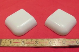 2 pcs. *Snow Mist*Ceramic Bullnose...outside corner trim tile...2" X 2" Mudd - Picture 1 of 10