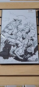 Hamilton V Burr 11x17 Original Cover Art By Mark Hatherly - Picture 1 of 1