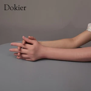 Guantes de silicona realistas para mujer guantes de mano piel de venas para travesti disfraces - Imagen 1 de 15
