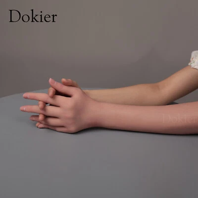 Guantes de silicona realistas para mujeres guantes de mano venas piel para travesti juegos con disfraces Foto 1 de 4