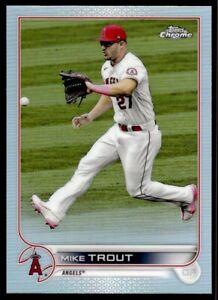 Mike Trout 2022 Topps Chrome Refractor S29 #200 Los Angeles Angels