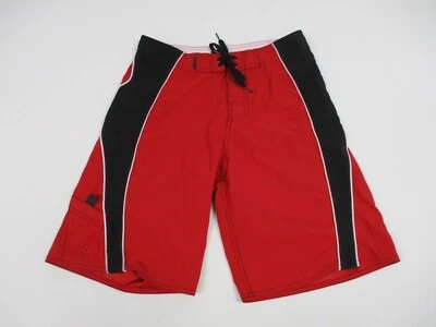 Bañador Quiksilver Board Shorts Mujer Talla 14 Rojo Cordón Playa Exterior Foto 1 de 4