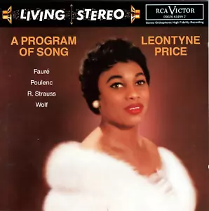 Fauré Poulenc Strauss Wolf A PROGRAM OF SONG-LEONTYNE PRICE | exzellent (C7472) - Bild 1 von 3