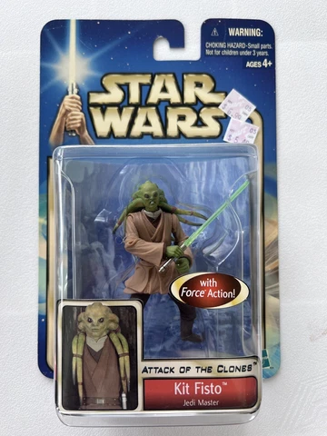Star Wars Kit Fisto Jedi Master Attack of the Clones Saga 3.75 Inch Figure* Cover