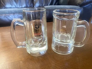 (2) Glass Beer Cerveza Mugs Corona & Tecate - Picture 1 of 5