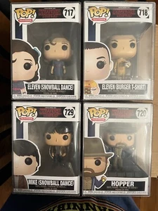 Funko Pop! Stranger Things Eleven & Mike Snowball Dance, Hopper, Eleven Burger T - Bild 1 von 6