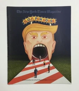 Donald Trump New York Times Magazine June 26, 2016 GOP Fun House Republican Rare - Picture 1 of 2