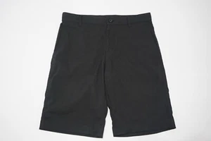 Outlier NYC New Way Solid Black Two Way Stretch Nylon Mens Shorts Sz L - Picture 1 of 6