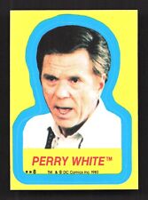 1981 Topps Superman II Stickers #8 Perry White NMMT 2527