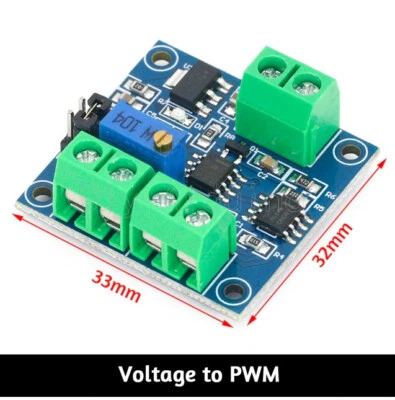 PWM↔Voltage Conversion Module 0%-100% PWM Convert to 0-10V 0-5V/0-10V to 0-100% - Bild 1 von 3