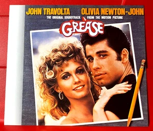 Grease John Travolta/Olivia Newton-John Album Cover Art PICTURE/PRINT 5.5"x 5" - Imagen 1 de 3