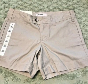 Mid Length Favorite Khaki Women's Shorts Size 4 Light Beige 4 Pockets 8.5" Rise - Picture 1 of 4