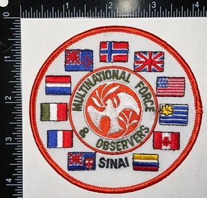 US Army Multinational Force & Observers Sinai Egypt UN LARGE Jacket Patch - Picture 1 of 2