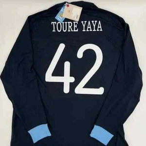 Toure 42 Manchester City 2010/2011 Away ORIGINAL Umbro Langarm Fußball Trikot - Bild 1 von 13