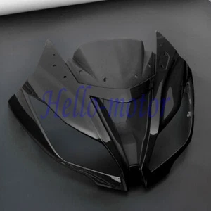 Bright Black Upper Fairing Cowl Nose For Kawasaki Ninja ZX6R ZX-6R 13-17 ZX636 - Imagen 1 de 3