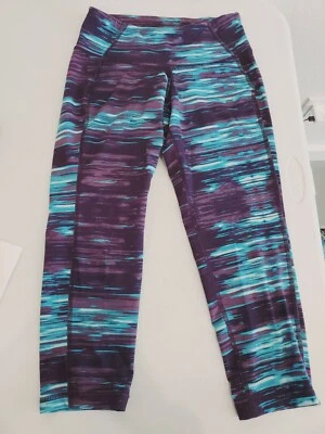 ANTIGUO LEGGINGS DE ENTRENAMIENTO ACTIVO AZUL MARINO PARA MUJER TALLA XSMALL Púrpura Azul  Foto 1 de 4
