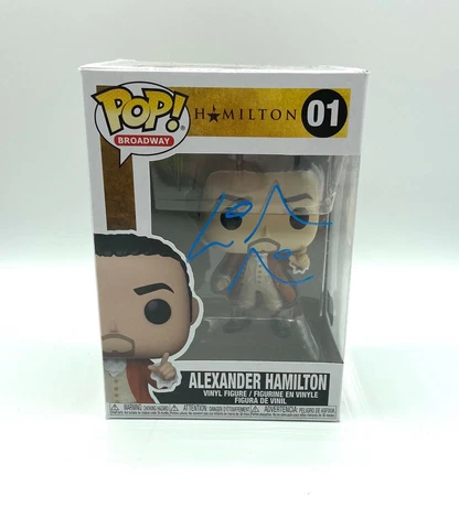 LIN-MANUEL MIRANDA ALEXANDER HAMILTON SIGNED AUTOGRAPH FUNKO POP BECKETT BAS Cover