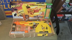 NERF Stampede ECS N-Strike Dart Gun Blaster 100 Dart Model NEW OPEN BOX! LOOK!! - Picture 1 of 7