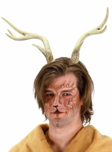 DEER MOOSE ELK RUDOLPH REINDEER COSTUME ANTLERS HORNS BUCK STAG FAIRY ADULT - Image 1 of 1