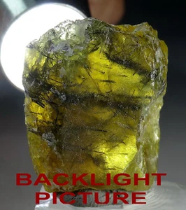 86 CARATS NATURAL SPHENE MOST PROBABLY AEGIRINE INCLUSION PAKISTAN, (Pn-50), - Picture 1 of 15