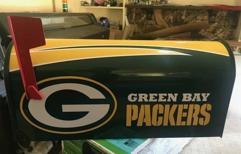 GREEN BAY PACKERS CUSTOM MAiLBOX jersey hats Cover