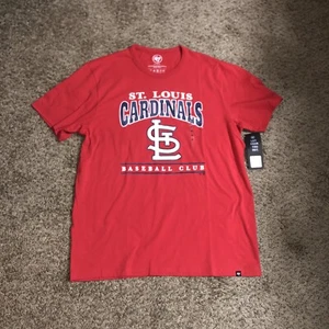 St Louis Cardinals T-Shirt '47 brand size XL Red Short Sleeve MLB Baseball - Picture 1 of 1