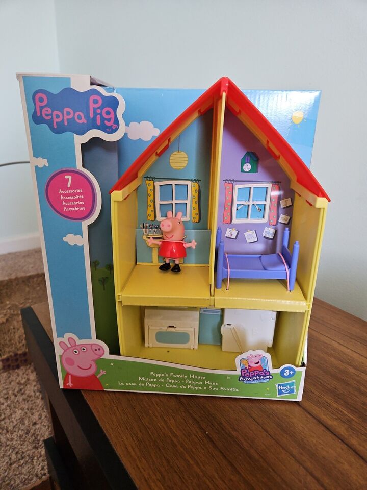 NEW Peppa Pig Peppa's Adventures Peppa's Family House Playset