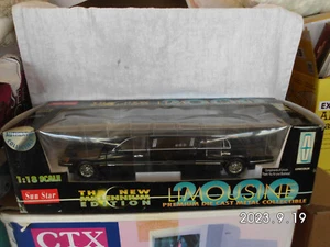Sun Star 2000 Lincoln Limousine Black Awarded To My Lincoln Dealer With Base NEW - Picture 1 of 24