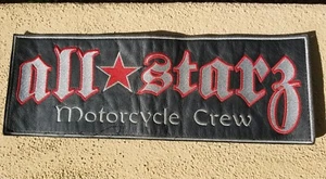 Parche de cuero vintage ""ALL*STARZ"" para tripulación de motocicleta - Imagen 1 de 2