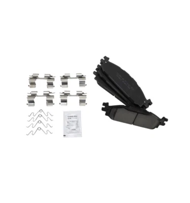 Conjunto de pastilhas de freio a disco dianteiras de cerâmica TRQ BFA73206 para 2011-2012 Ford Explorer - Imagem 1 de 2