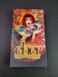 CHER - Live In Concert / 1999 Believe Tour  (VHS with 3-D Cover) HBO Video - Imagen 1 de 8
