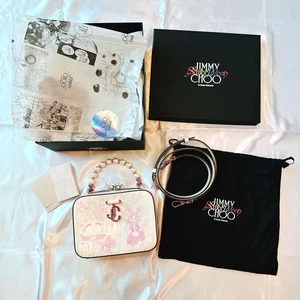 Sailor Moon x JIMMY CHOO Collaboration Sailor Chibi Moon Avenue Vanity Bag Auth - Picture 1 of 5