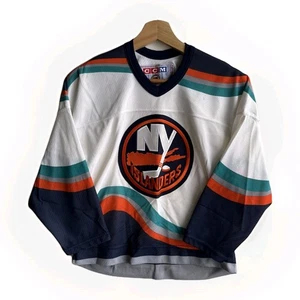 Vintage 90s NHL CCM New York Islanders Jersey Boys Small/Medium (Womens S/M) - Bild 1 von 11