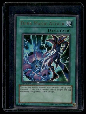 YuGiOh Dark Magic Attack #AST-095 1st Edition Ancient Sanctuary Ultra Rare LP - Image 1 of 2